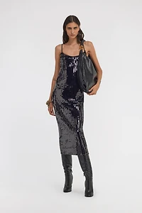 Sequin Midi Dress