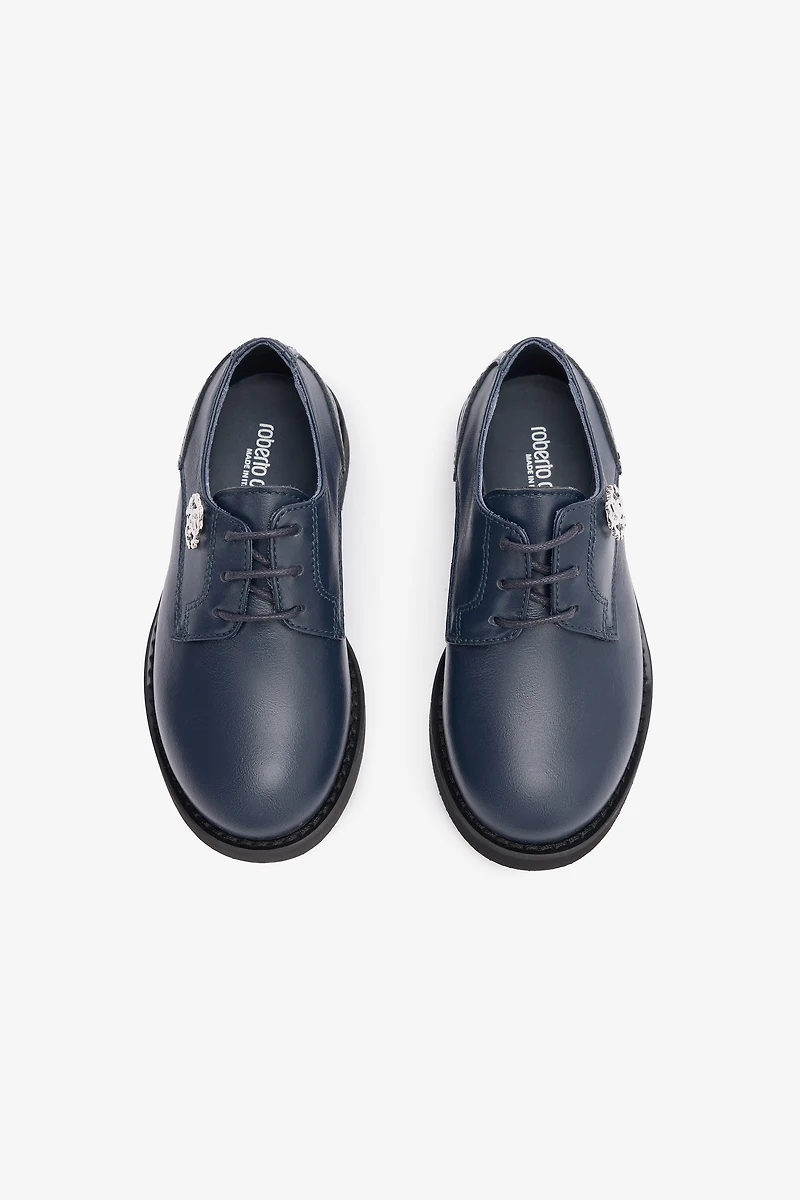 Lace-Up Loafers With RC Monogram