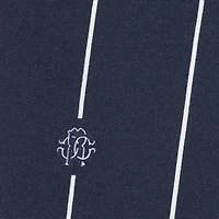 Blue Track Pants with RC Monogram and Stripes
