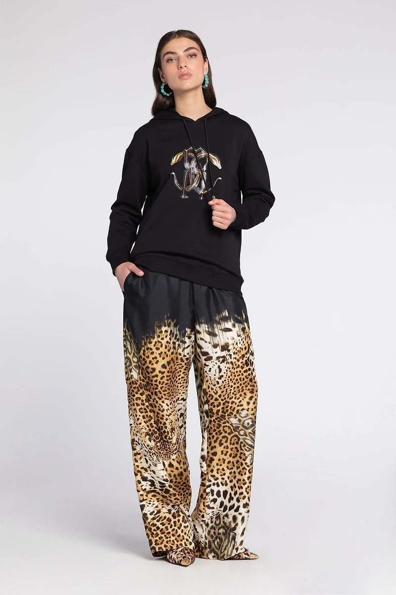 Logo-Print Cotton Hoodie