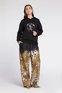 Logo-Print Cotton Hoodie