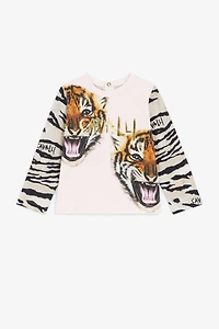 Tiger-Print T-Shirt