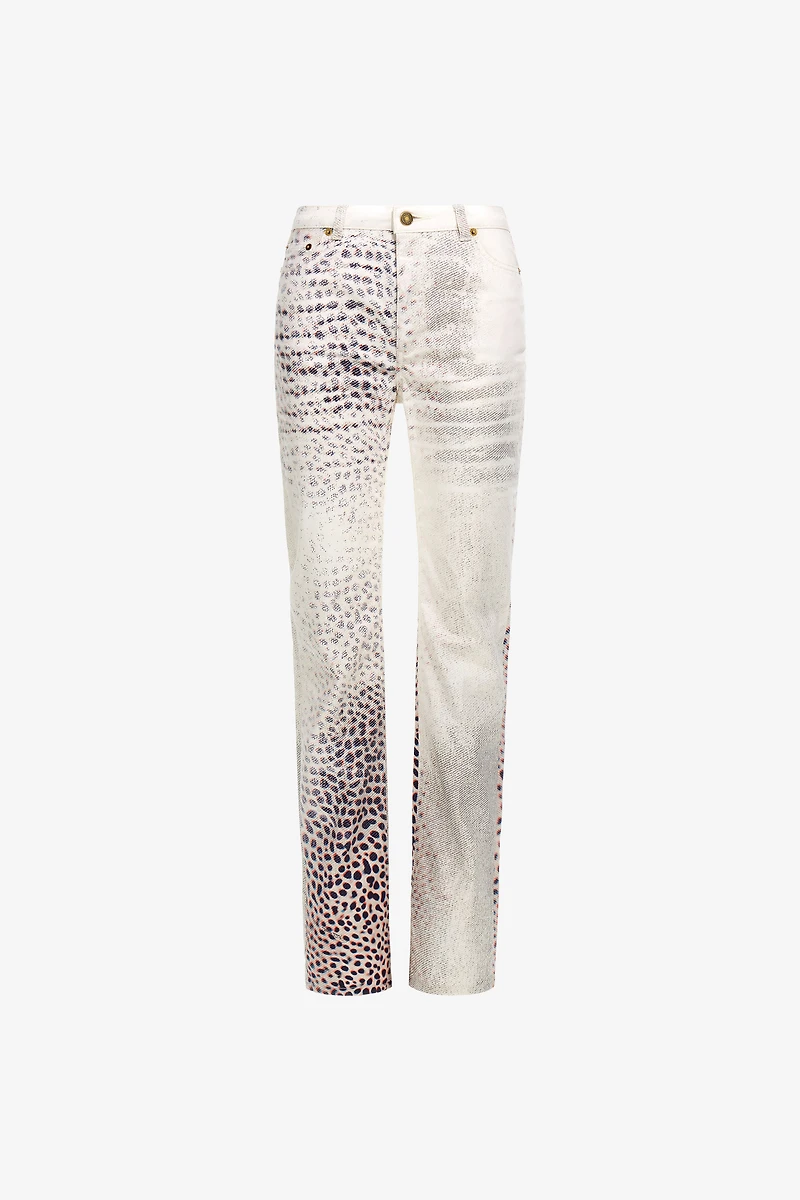 Shark Print Jeans