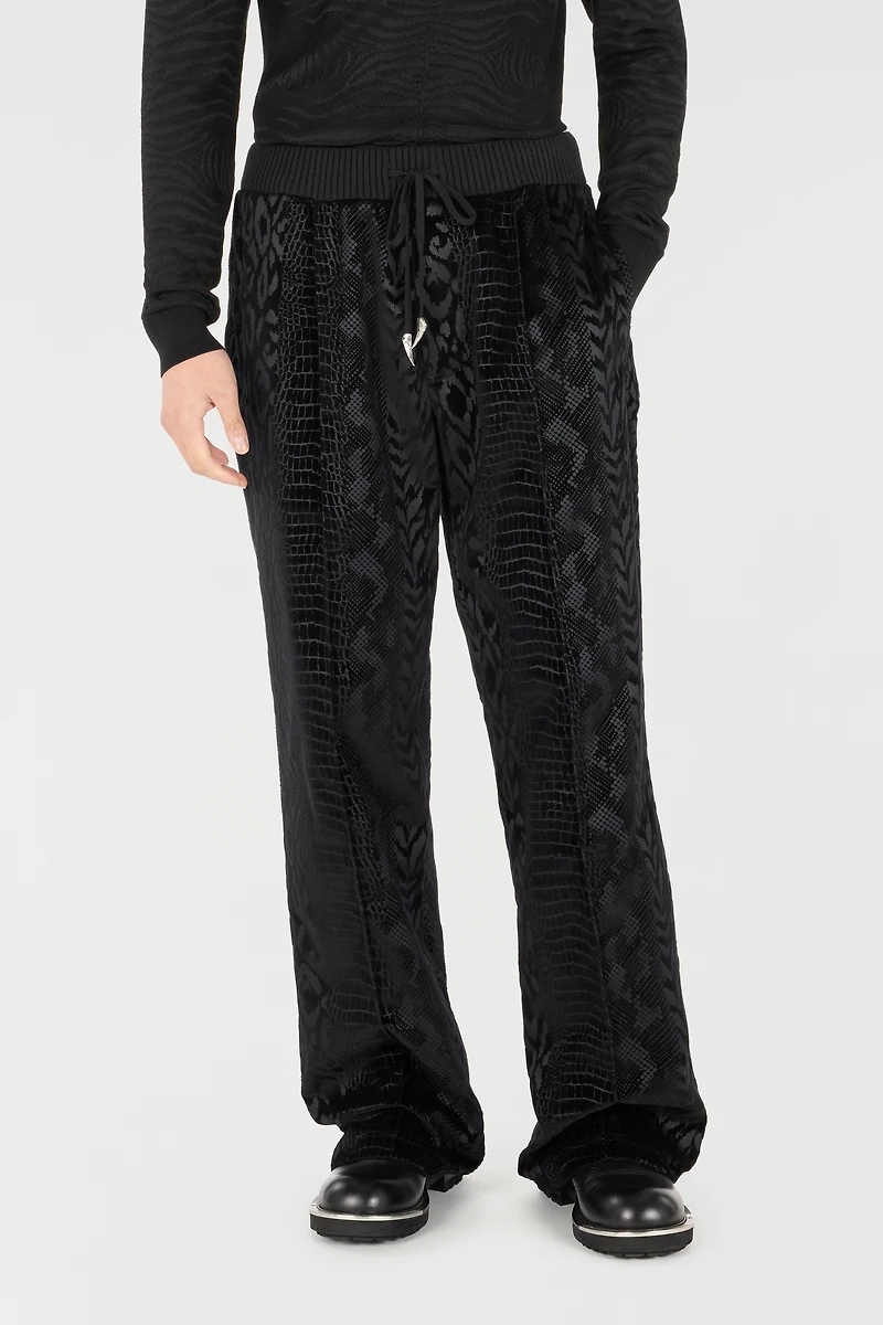 Pants With Animal Motifs