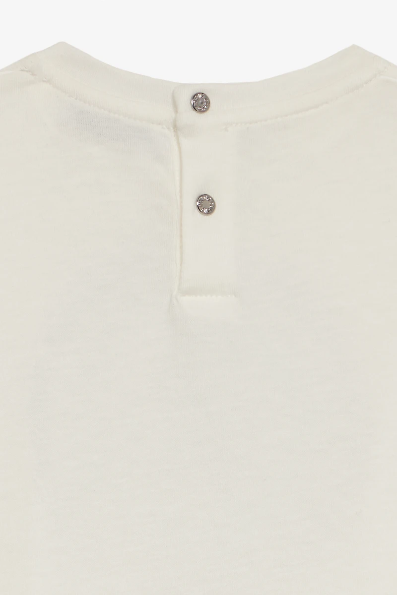 T-Shirt With Lettering And RC Maxi-Monogram