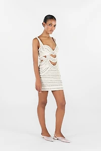 Wall Print Short Dress