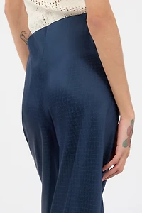 Fluid Silk Pants With Print