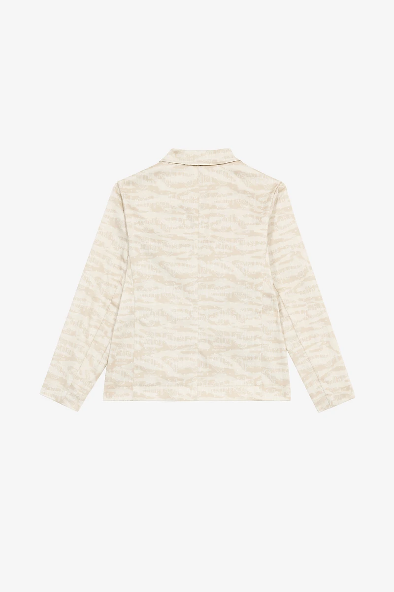 Tiger Skin-Print Jacket