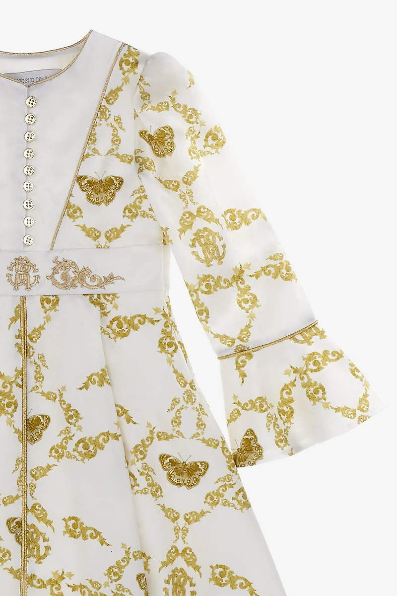 Golden Baroque Elegance Dress