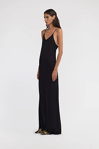 Black Maxi Slip Dress