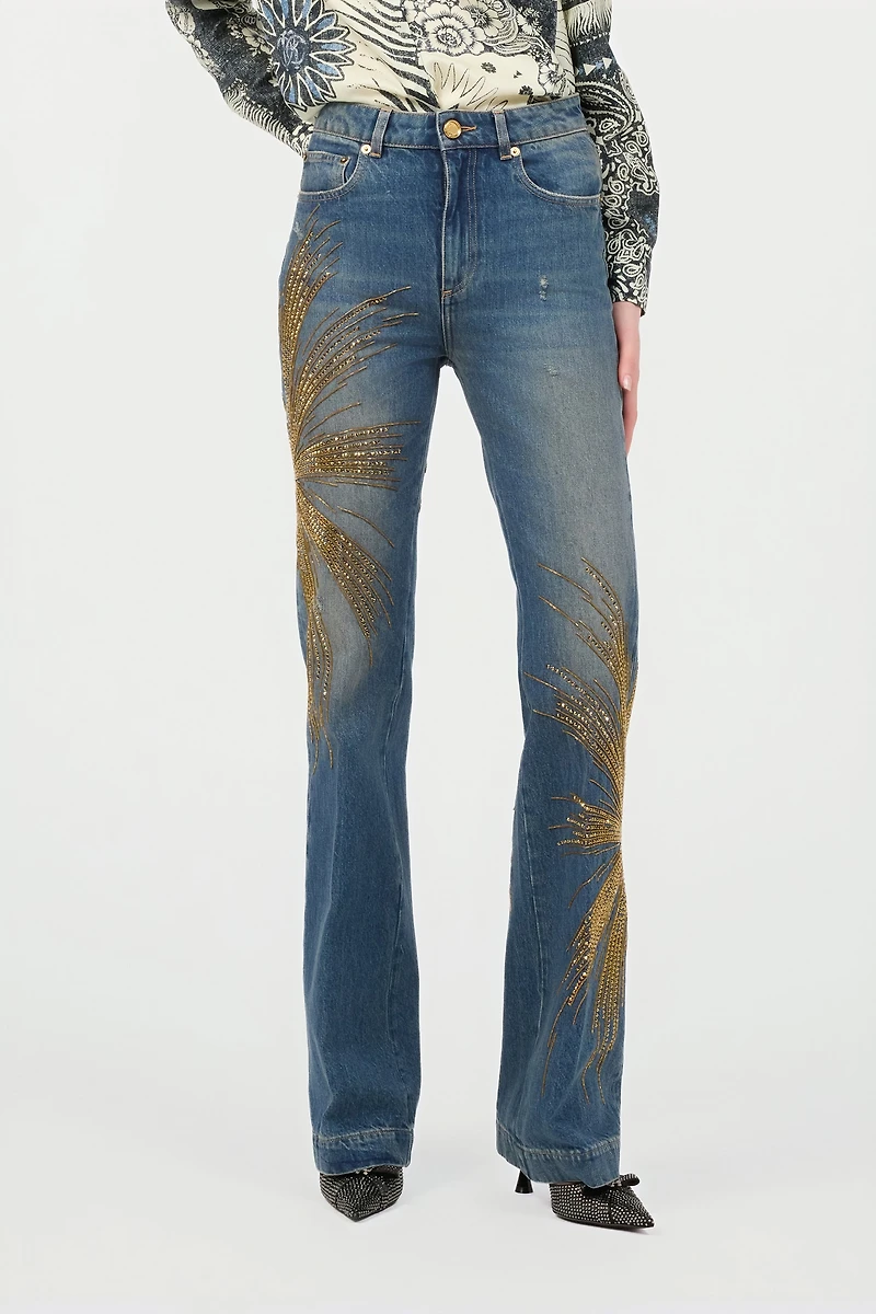 Jeans With Rhinestones