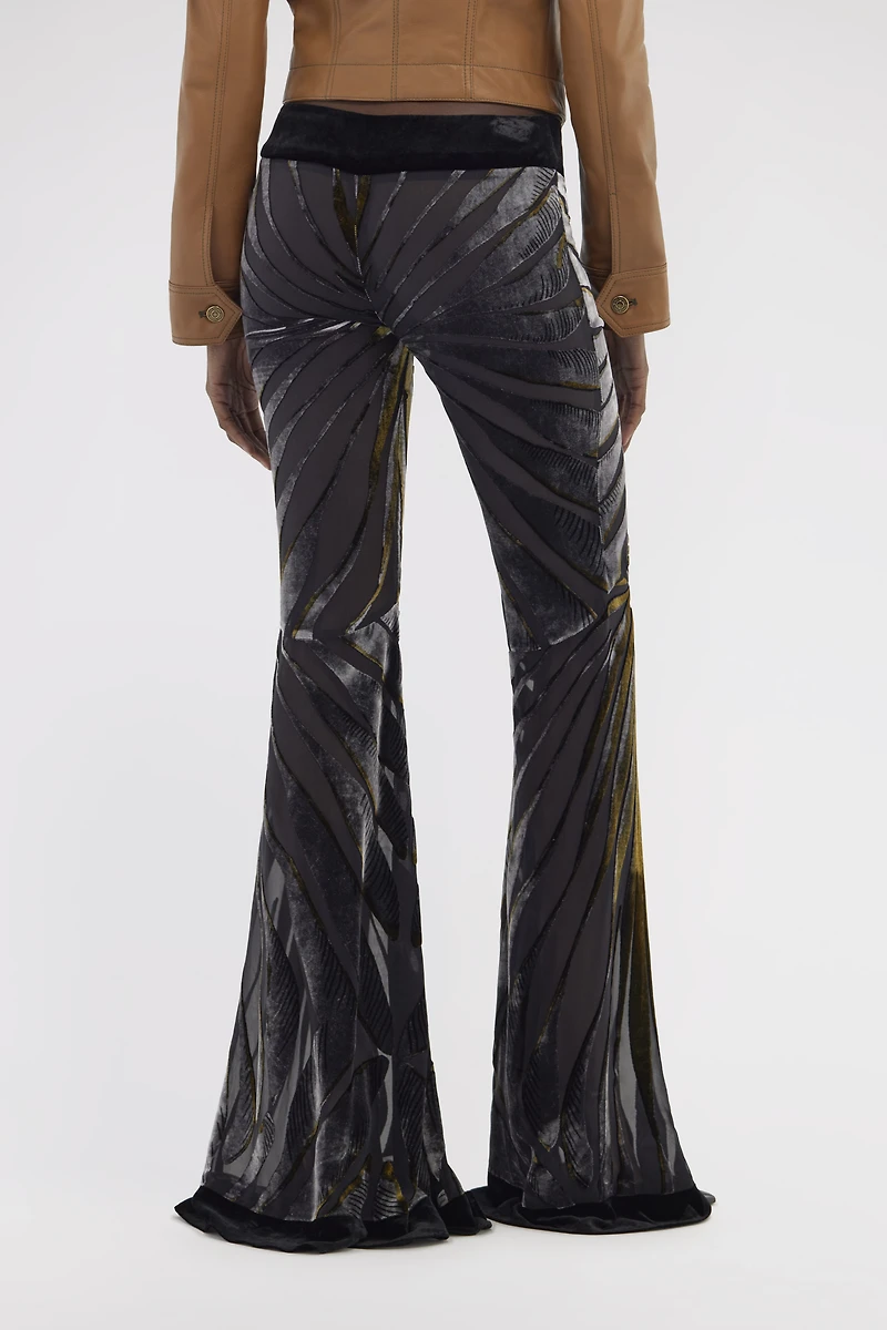 Flare Velvet Trousers