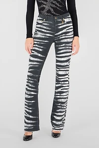Pants With Zebra Print