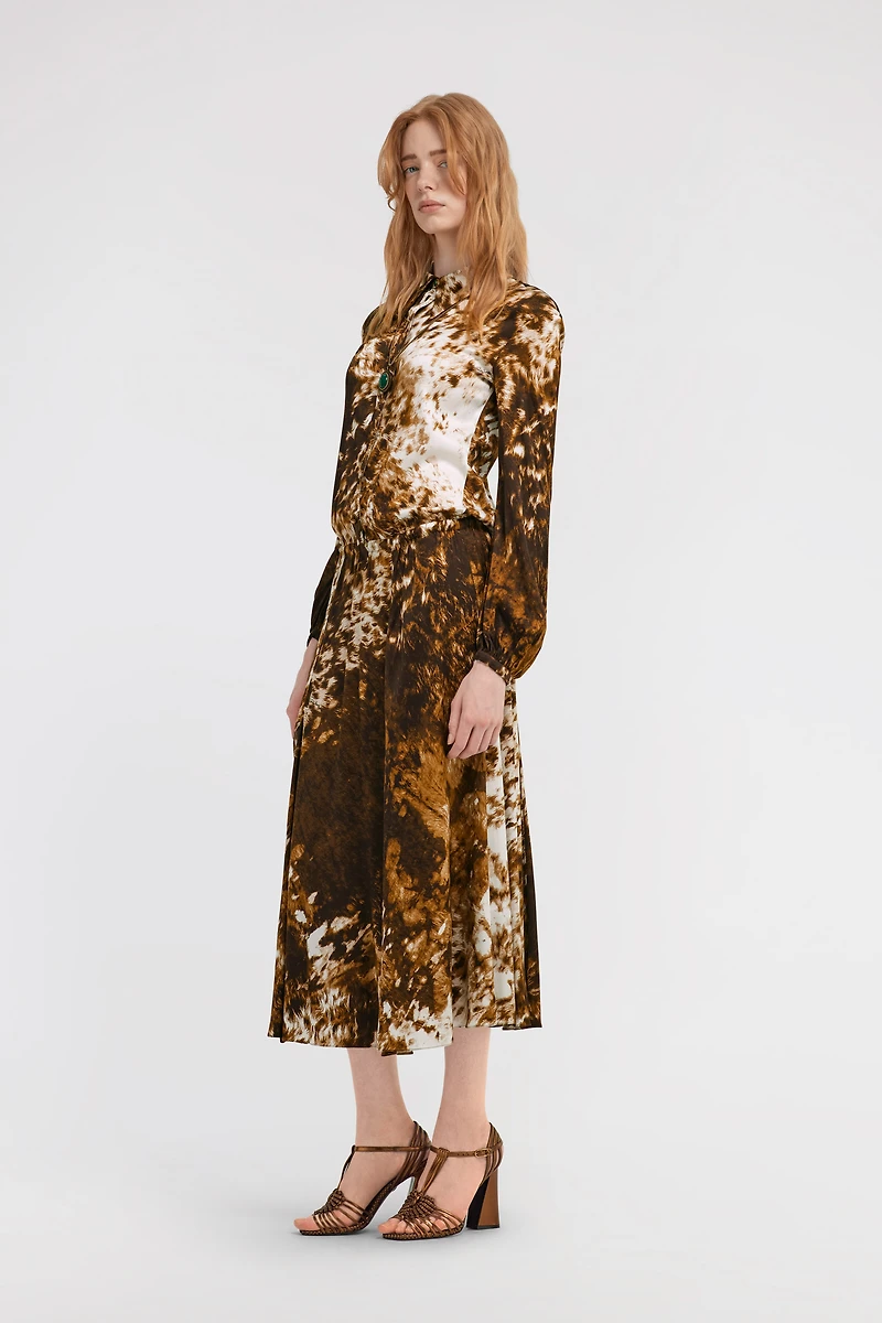 Appaloosa Print Shirt Dress