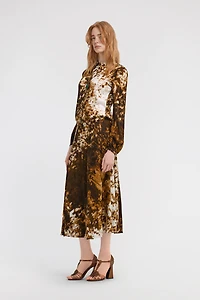 Appaloosa Print Shirt Dress