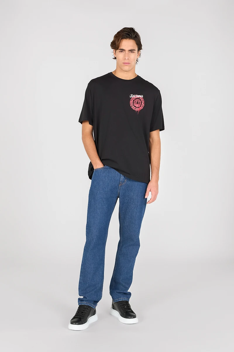 Black Urban Graphic T-Shirt