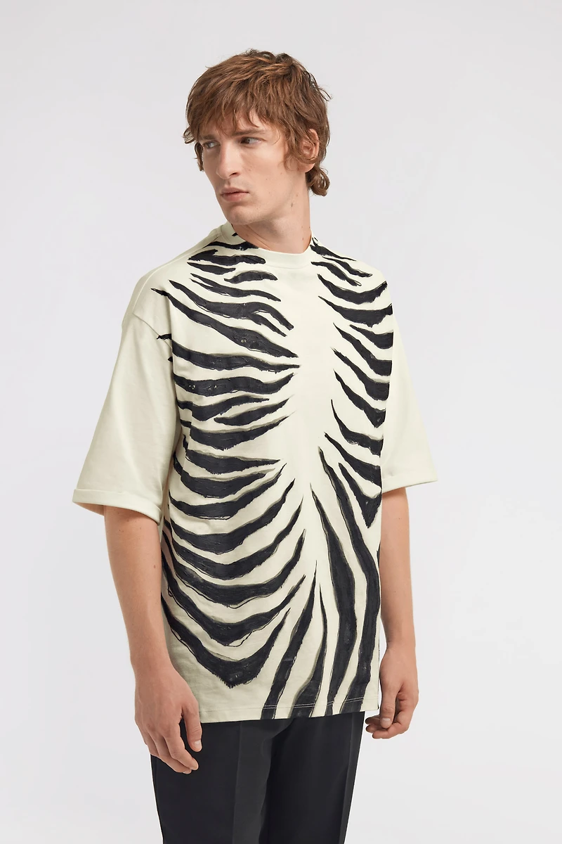 Zebra print T-shirt