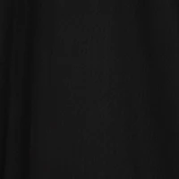 Long Black Wool-Blend Shirt