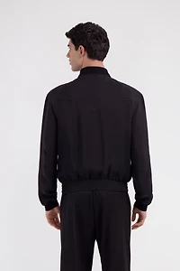Black Bomber Jacket