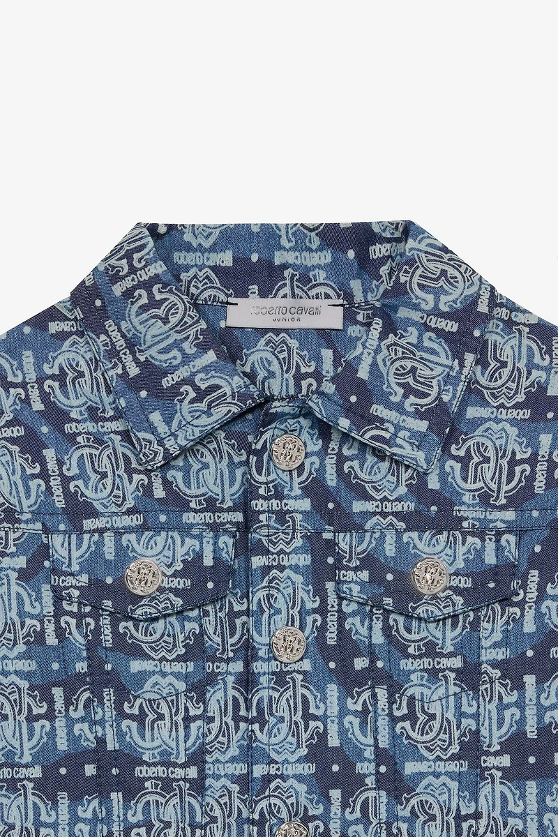 RC Monogram Jacket With Lettering