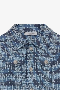 RC Monogram Jacket With Lettering