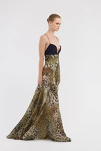 Long dress Jaguar Skin print