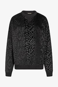 Sweatshirt With Animal Print