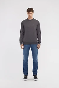 Crewneck sweater with RC