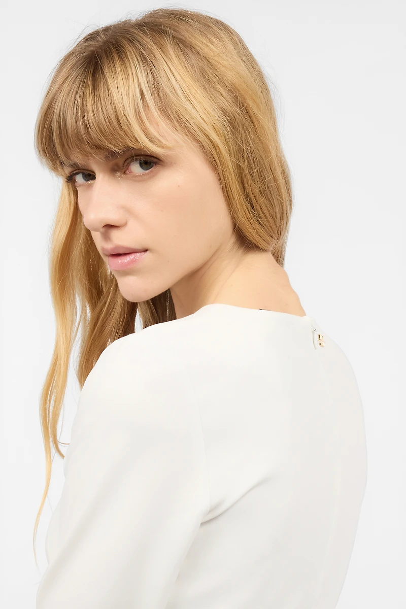 Mini Dress With Three-Quarter Sleeves