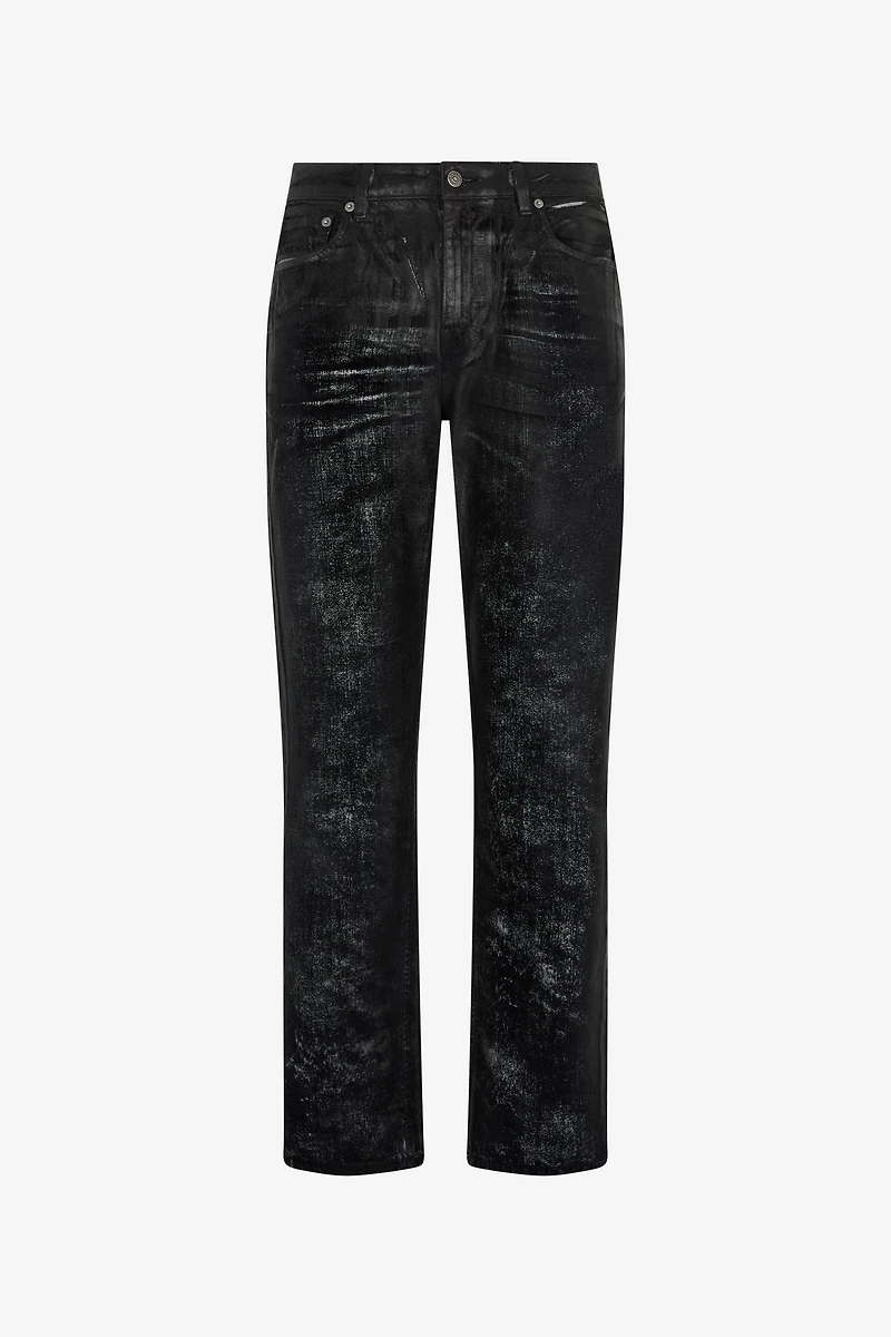 Used-effect pants