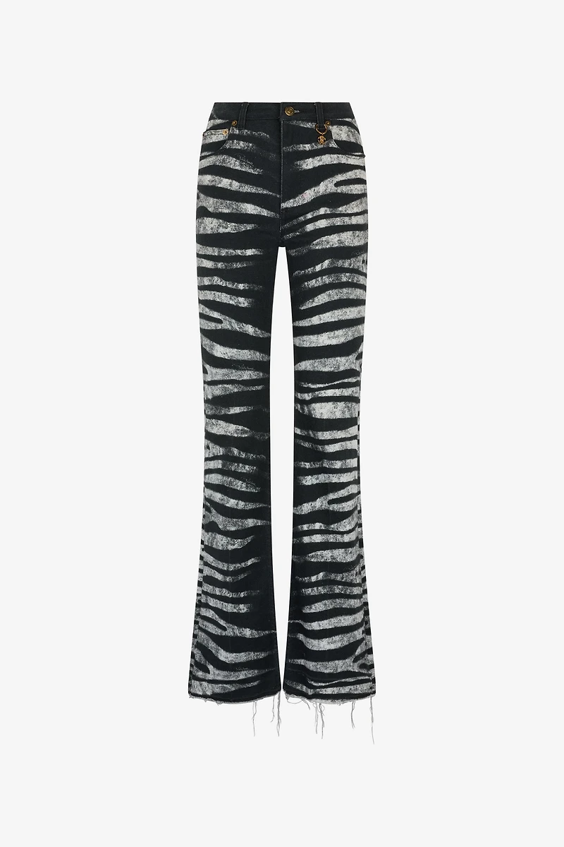 Pants With Zebra Print