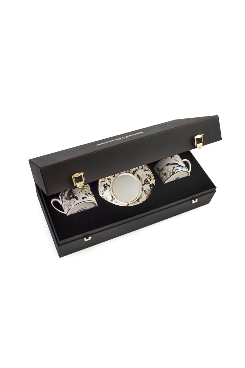 GARDEN'S BIRDS COFFEE CUPS GIFT SET (2 pieces)