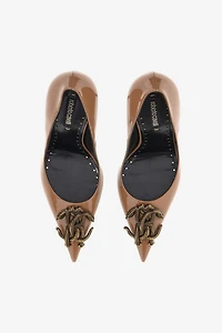 Décolleté with Monogram Mirror Snake