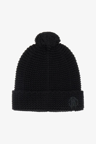 Black Cashmere Blend Hat