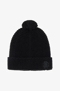 Black Cashmere Blend Hat