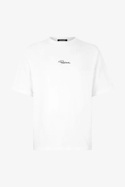 Cotton T-Shirt With Embroidered Logo