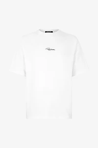 Cotton T-Shirt With Embroidered Logo