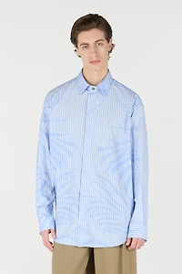 Striped Shirt With Zebra Pattern
