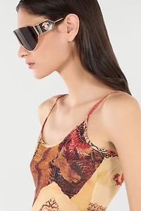Top With Spaghetti Straps And All-Over Print