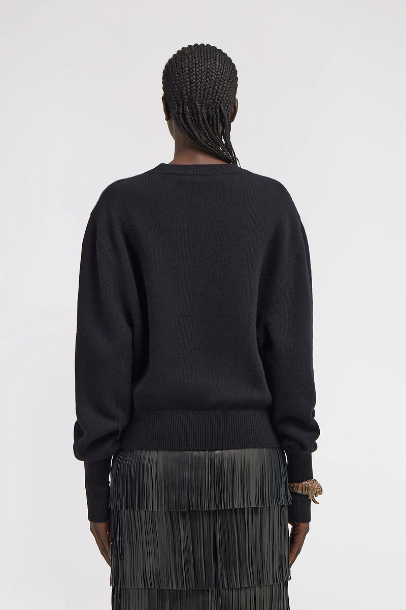 Cropped Knit Sweater