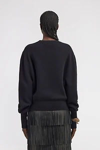Cropped Knit Sweater
