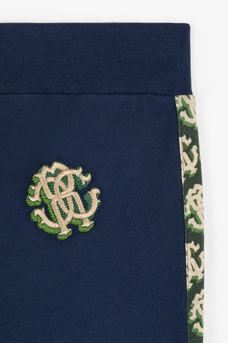 RC Monogram Side-Stripe Track Pants