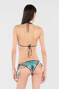 Ray Of Sea Print Swimsuit Top