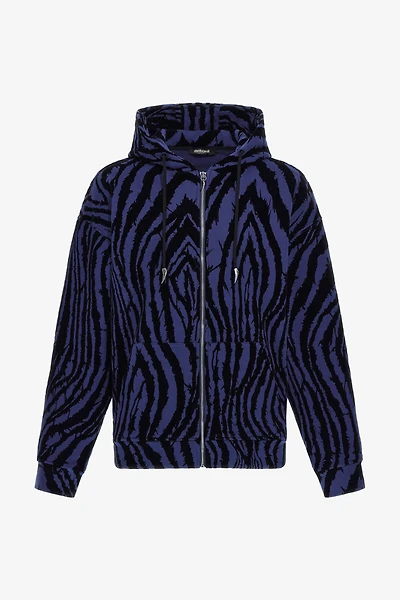 Zebra print sweatshirt