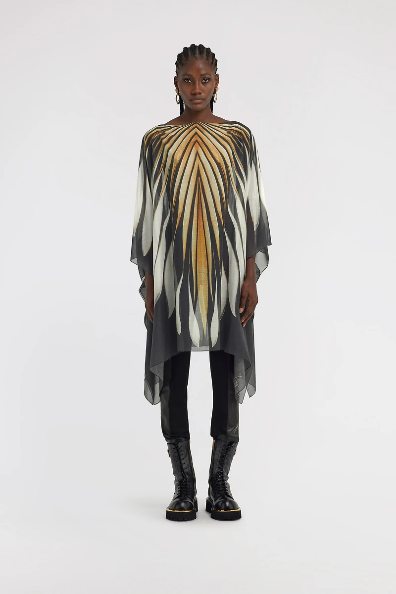 Ray of Gold print Kaftan