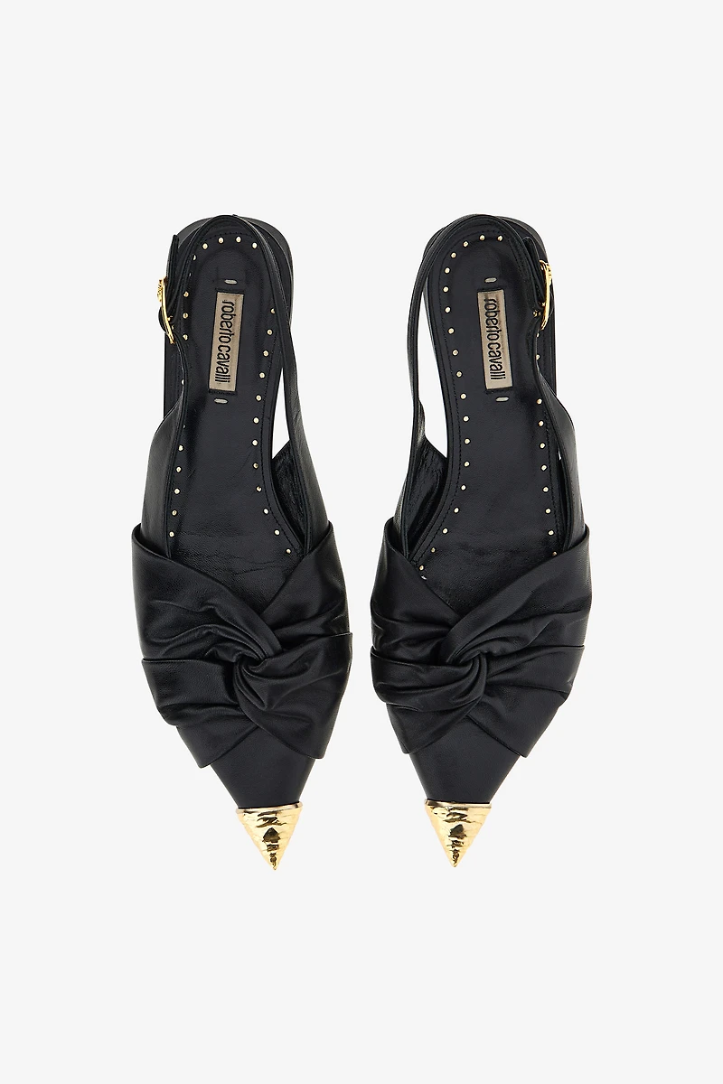 Le Pettegole slingback with decoration