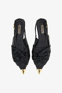 Le Pettegole slingback with decoration