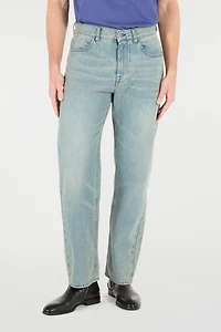 Sandblasted-Effect Jeans