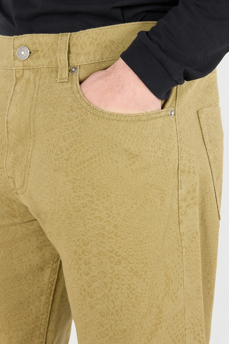 Python-Print Five-Pocket Pants