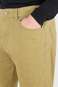 Python-Print Five-Pocket Pants